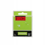 Tr&uuml;kiriba Dymo D1 LM 45017, 12 mm x 7 m, punane, must tekst