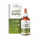 Toidulisand Bandini Vitamin D3+K2 tilgad, 1000 TV kolekaltsiferooli ja vitamiin K2