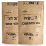 Vitamiin K2 MK7 D3, 2x100 tabletti