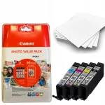 Canon CLI-581 CMYK tindikassettide komplekt + fotopaber, sobib PIXMA TR8550, TR7550, TS6150, TS6151
