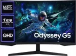 Monitor Samsung Odyssey G5 LS32CG552EUXEN 32" VA kaardus QHD 165Hz