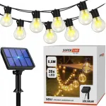 Aia p&auml;ikesepatareidega valgustus 20 LED-iga