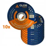 L&otilde;ikekettad roostevabale terasele 125mm GLOB TOOLS PREMIUM, 10 tk