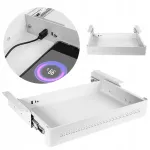 USB-pistikuga sahtel Spacetronik, 48x26 cm, 8 kg, valge