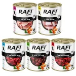 Dolina Noteci Rafi Classic koerakonserv, erinevad maitsed, 5 x 800 g