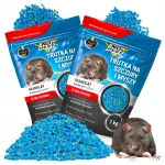 Rottide ja hiirte m&uuml;rgisad graanulid NO PEST Brodifakum, 2 x 1 kg