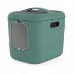 Rotho XL kaash&otilde;lmiga kasside tualett, valge/roheline, 61,4 x 49,9 x 57,6 cm