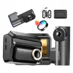 DDPAI Z90 Pro 4K HDR + 3K MINI3X + tagumine kaamera + 4G moodul salvesti
