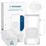 Wessper D4 Borosilicate Mini vee kann 10 filtriga