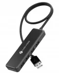 NOVOO USB-C jagaja, 4 x USB 2.0 pesa, mudel K3389