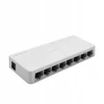 Qoltec v&otilde;rgul&uuml;liti, 8 x RJ45, 1000 Mbps, mittet&auml;ielikult juhitav