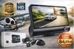 Autokaamera esikaamera ja tagakaameraga HD 1080P