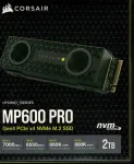 Corsair MP600 PRO Hydro X 2TB SSD ketas, M.2 PCIe NVMe, 7000/6550 MB/s, 2GB DRAM