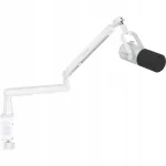 Stuudiomikrofon MOZOS TAM8 V2, USB/XLR, valge, RGB LED-taustvalgustusega