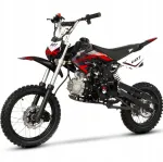 Laste mootorratas Xtr 607m 110cc, elektriline starter, 14/12", punane, sobib v&auml;hemalt 150 cm pikkusele, 10 l+