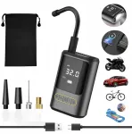 Juhtmevaba autokompressor 150 PSI LCD 12V LED ja powerbankiga