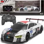 Raadio teel juhitav Audi R8 LMS, 1:24, valge, Lean Toys, 390x120 mm