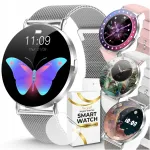 Naiste nutikell AMOLED-ekraaniga, 3D-men&uuml;&uuml;, hapniku, verer&otilde;hu ja sammude j&auml;lgimisega
