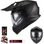 Enduro kiiver MT TRACK SV PURE BLACK MATT, must, &bdquo;Quad Blend&ldquo; s&uuml;steemiga