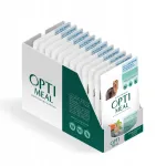 Koiratoit Optimeal l&otilde;he ja mustikatega, 12 x 100 g