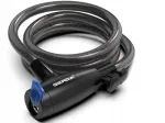 Jalgratta lukk GERDA Flex 1500/8T must