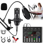Stuudio kondensaatormikrofon STUDIO 4 h&auml;&auml;lerežiimiga, m&auml;ngudele, PC, PS5