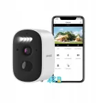 V&auml;line valvekaamera CIKIKWXO 4G, 5MP, 2.5K, &ouml;&ouml;režiim, IP65, liikumistuvastus ja heli, ilma WiFi-ta, &uuml;hilduv Alexa-ga