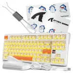 Attack Shark X87 Ultra RGB mehaaniline klaviatuur, 8000Hz, Hot-Swap, Bluetooth, 2,4GHz