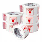 PAKOVA kleepuv teip 48 mm x 100 m, Carefully Glass, 6 tk