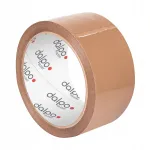 Pruun kleepuv teip Dalpo, 48 mm x 54,86 m, vaikse veeremisega, 36 tk