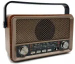 Raadiovastuv&otilde;tja Retro Bluetooth k&otilde;lar USB SD MP3 puidust USB-C laadimisega
