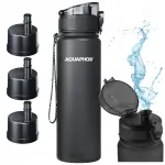 Veepudel Aquaphor City, must, 0,5 l 3 filtriga