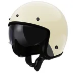 Motorratturi kiiver LS2 Bob II Solid Cream, t&auml;iskasvanutele, suurus L (59&ndash;60 cm)