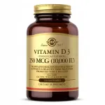 Toidulisand Solgar D-vitamiin 250 mcg, 120 kapslit