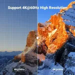 Switch KVM UGREEN CM664, 4K/60Hz, HDMI, USB-A, USB-C, kaugjuhtimispuldiga