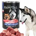 RAVITAL koerkonservid 68% lihaga 400g sealiha, hirveliha, metssigaliha