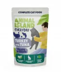 Animal Island Everyday niiske kassitoit kalkuni ja tuunikalaga, 85 g