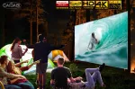Projektsiooniekraan 112'' Full HD 16:9, kokkupandav, telkimiseks ja koduks
