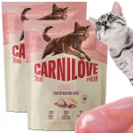 Carnilove Fresh Turkey steriliseeritud kassidele kuivtoit kalkunilihaga, 4 kg
