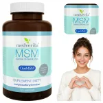 Toidulisand MEDVERITA MSM Organic Sulphur OptiMSM 500 mg 120 kapslit