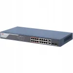 V&otilde;rgul&uuml;liti Hikvision, 16 PoE porti, rack-mount, gigabit, SFP