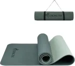 StrongTek jooga matt, 183x61 cm, 8 mm, libisemiskindel, rihmaga