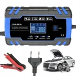 Aku laadija-parandaja 12V 8A / 24V 4A, automaatne kuni 150Ah, LCD-ekraaniga