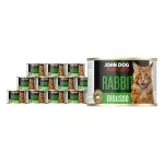 John Dog &uuml;hevalgu niiske kassitoit k&uuml;&uuml;likuliha, 12 x 200 g