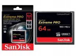 M&auml;lukaart SanDisk Extreme Pro 64GB CompactFlash 160MB/s UDMA7 4K