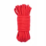 Riiden&ouml;&ouml;r 10 m, punane, sooneline paracord, puuvill