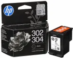 Tindi kassett HP 302/304 must, originaal