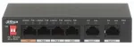 Dahua PFS3006-4ET-60V2 v&otilde;rgul&uuml;liti, 4x PoE 100 Mbit, 2x 100 Mbit