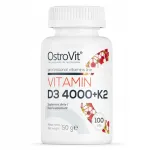 OSTROVIT D3 4000 IU ja K2 MK-7 vitamiinid, 100 tabletti