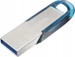 SANDISK ULTRA FLAIR 32 GB sinine metallist USB m&auml;lupulk silmusega